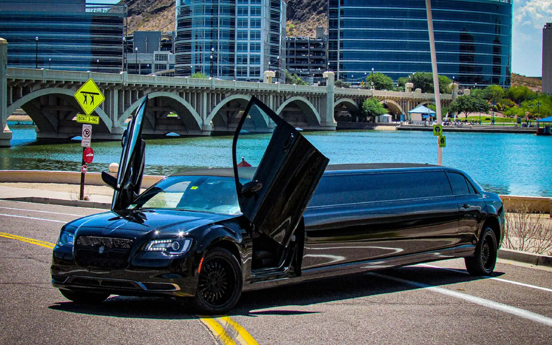 Black Chrysler Limousine
