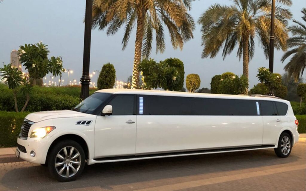 Rent an Infinity Limousine in Dubai